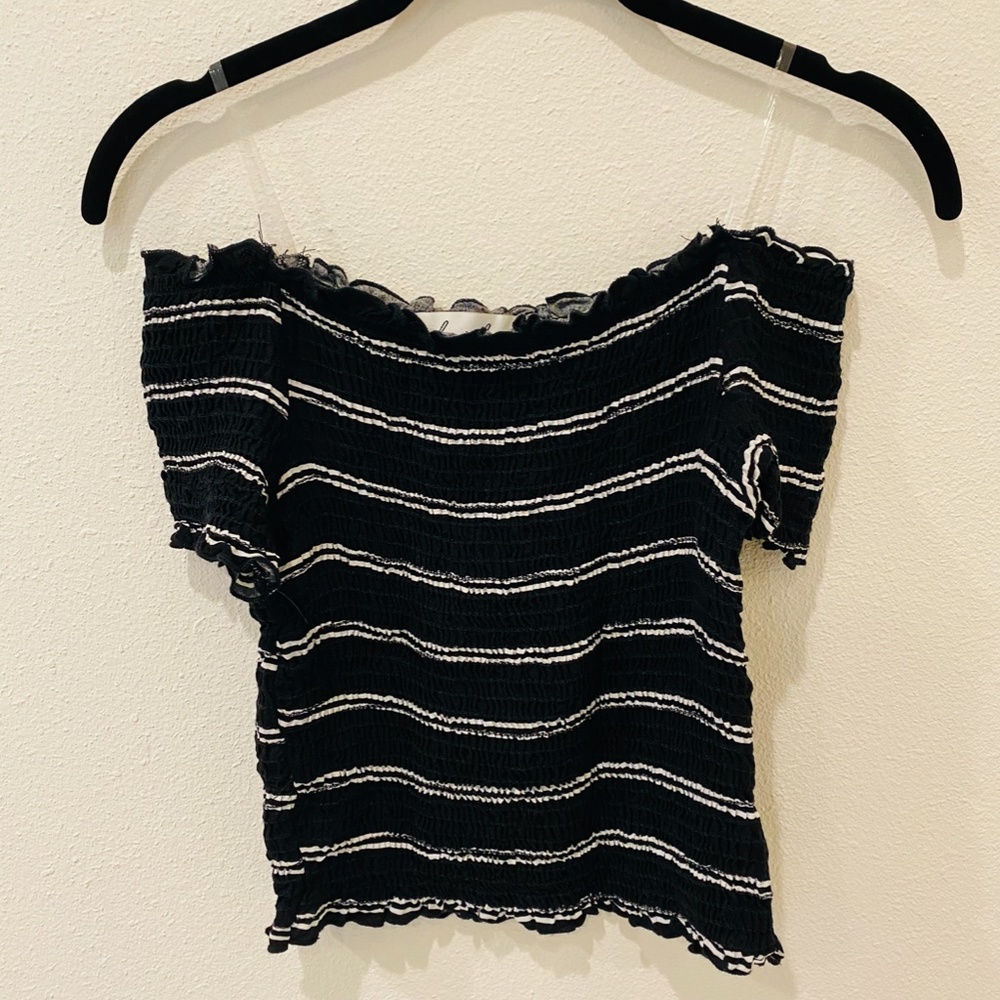 HP🌻 Eden in Love Off Shoulder Stripe Top - Picture 3 of 3